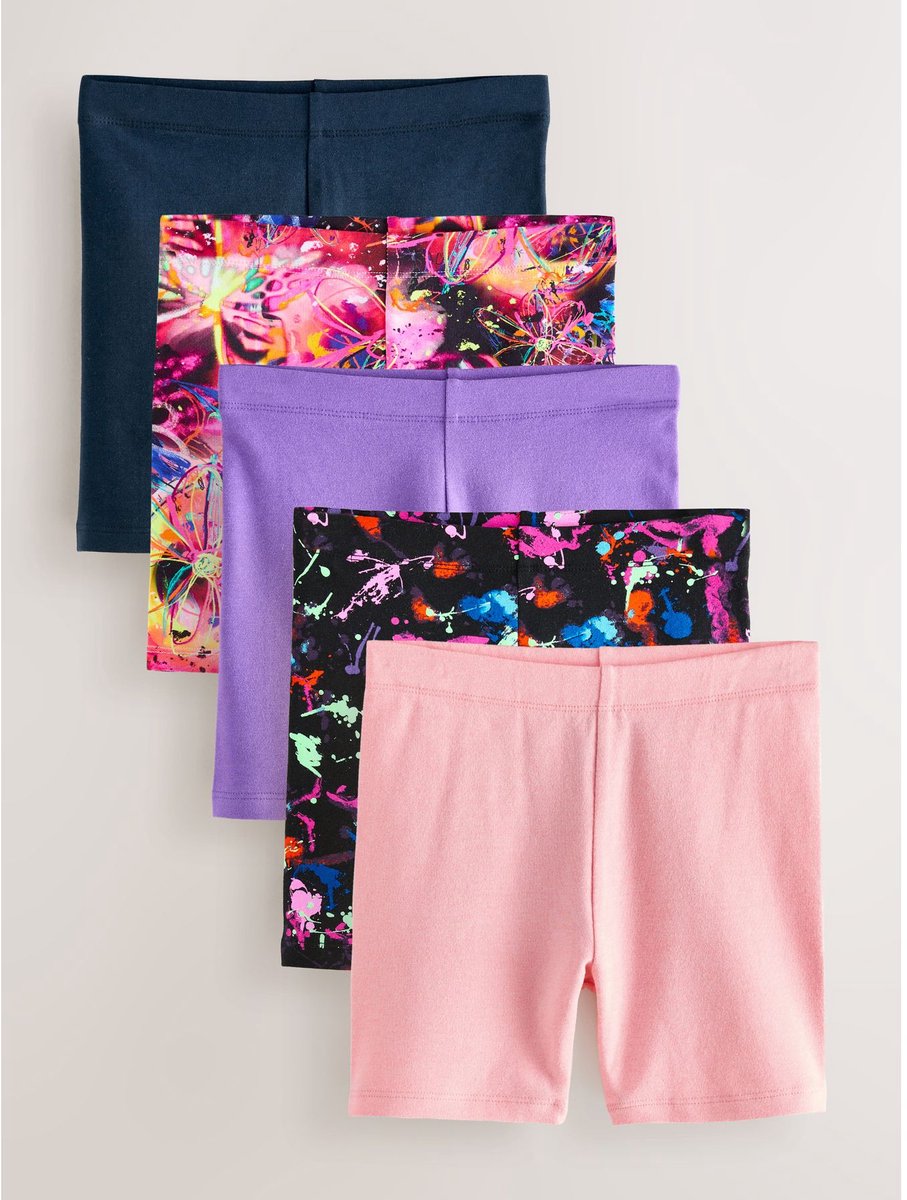 Next - Meisjes - Set van 5 fietsshorts - Roze