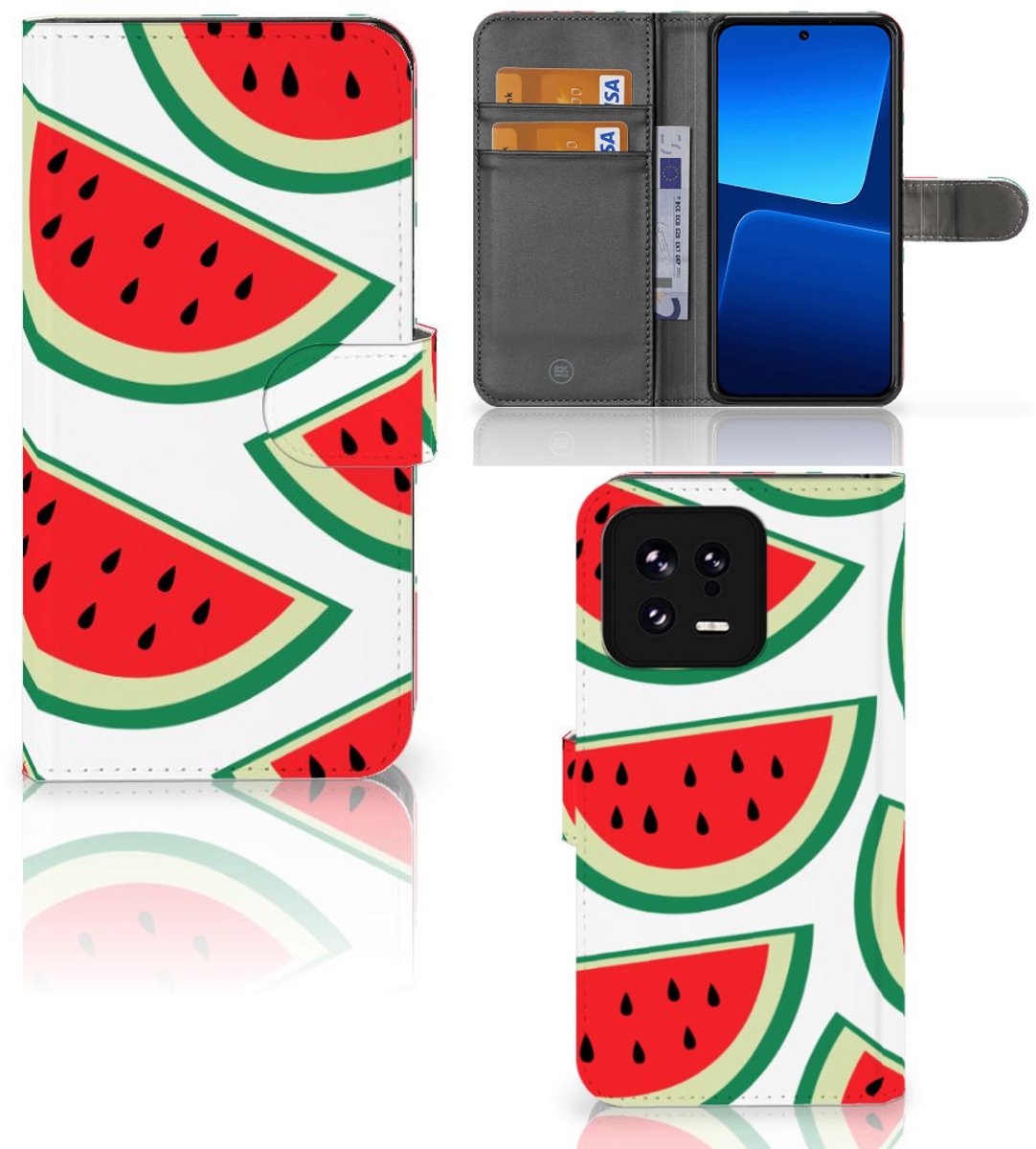 Xiaomi 13 Book Cover Watermelons