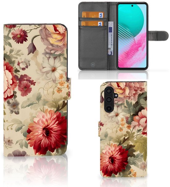 Coque adaptée au Samsung Galaxy M54 Fleurs