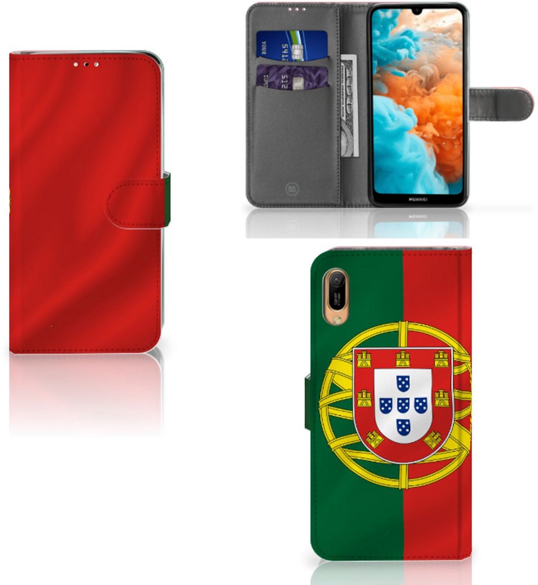 Huawei Y6 (2019) Bookstyle Case Portugal