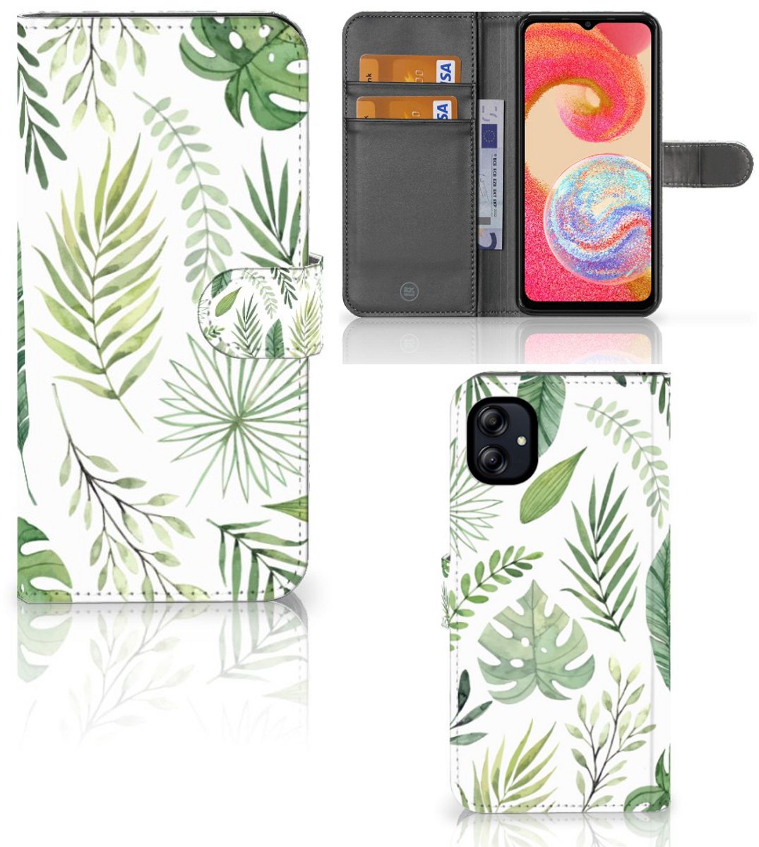 Samsung Galaxy A04e Hoesje Leaves