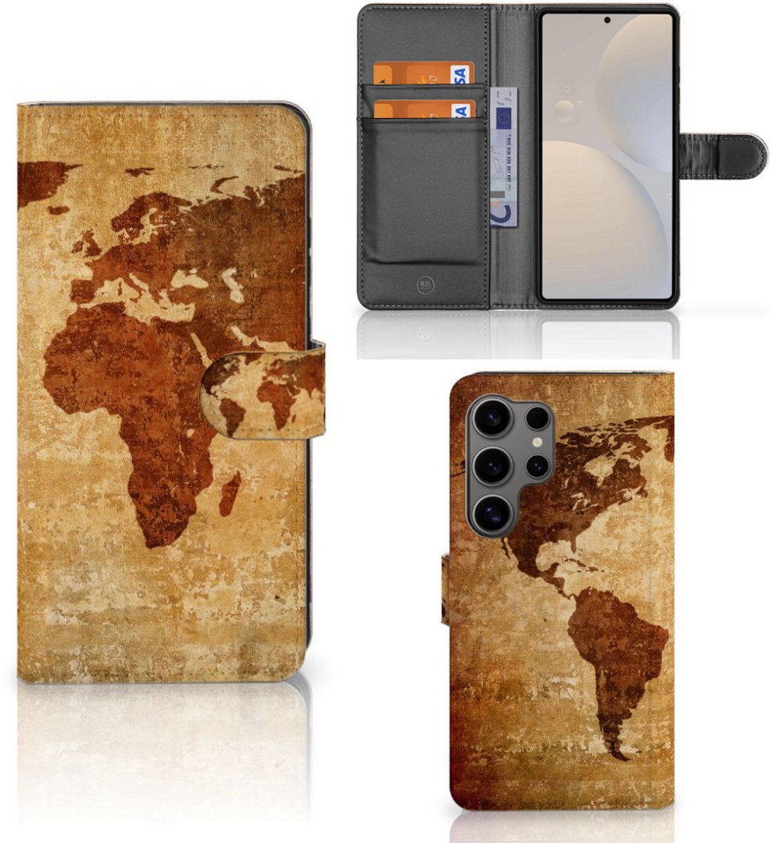 Telefoonhoesje met Naam Samsung Galaxy S25 Ultra Skull Eyes
