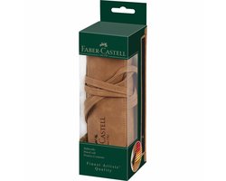 Faber-Castell RolEtui - kunstleer bruin - geschikt voor 45 potloden