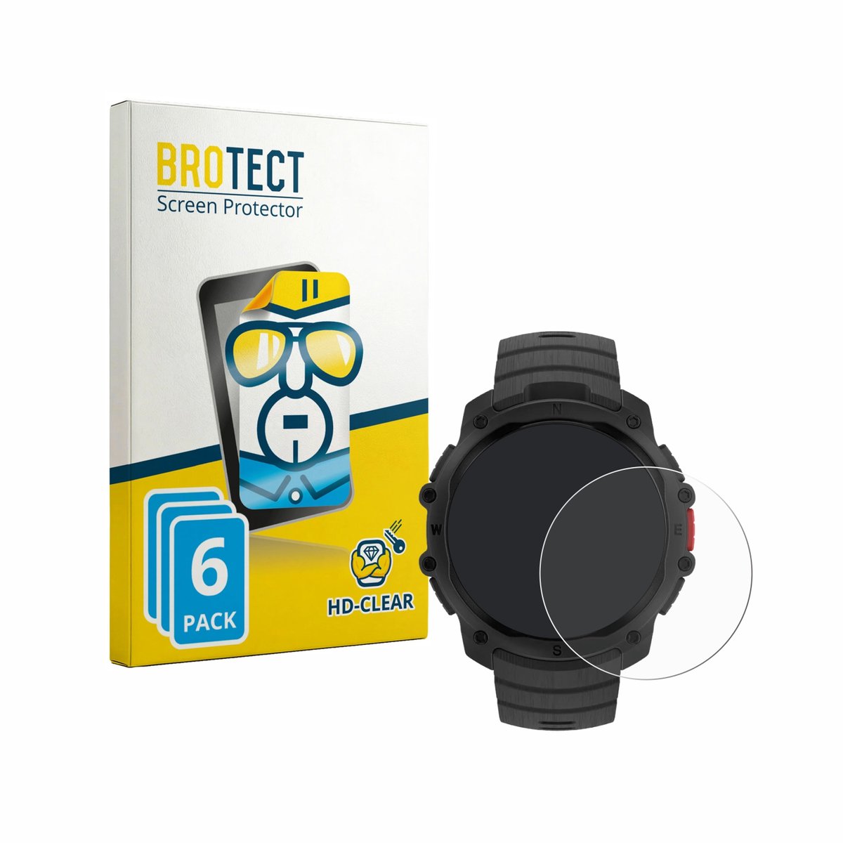 BROTECT - Screenprotector voor Polar Street X - Folie Beschermfolie transparant 6 Stuks