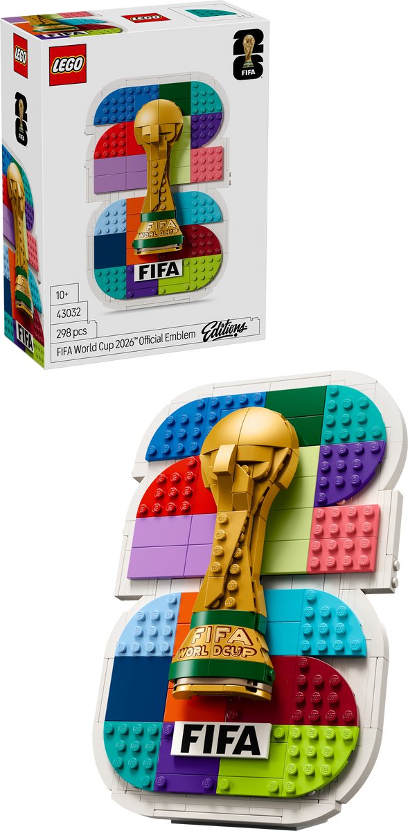 LEGO Editions FIFA World Cup 2026 Officieel Logo Voetbal Wereldbeker Bouwpakket - 43032 — afbeelding 11