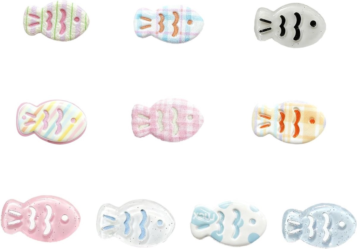 10 Stuks Haarclips voor Vrouwen - Mini Candy Haaraccessoires voor Styling, Geschikt voor Dun en Dik Haar, Visstaart en Eendbill Clips