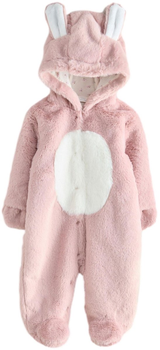 Next Baby pakje met konijntjes van imitatiebont