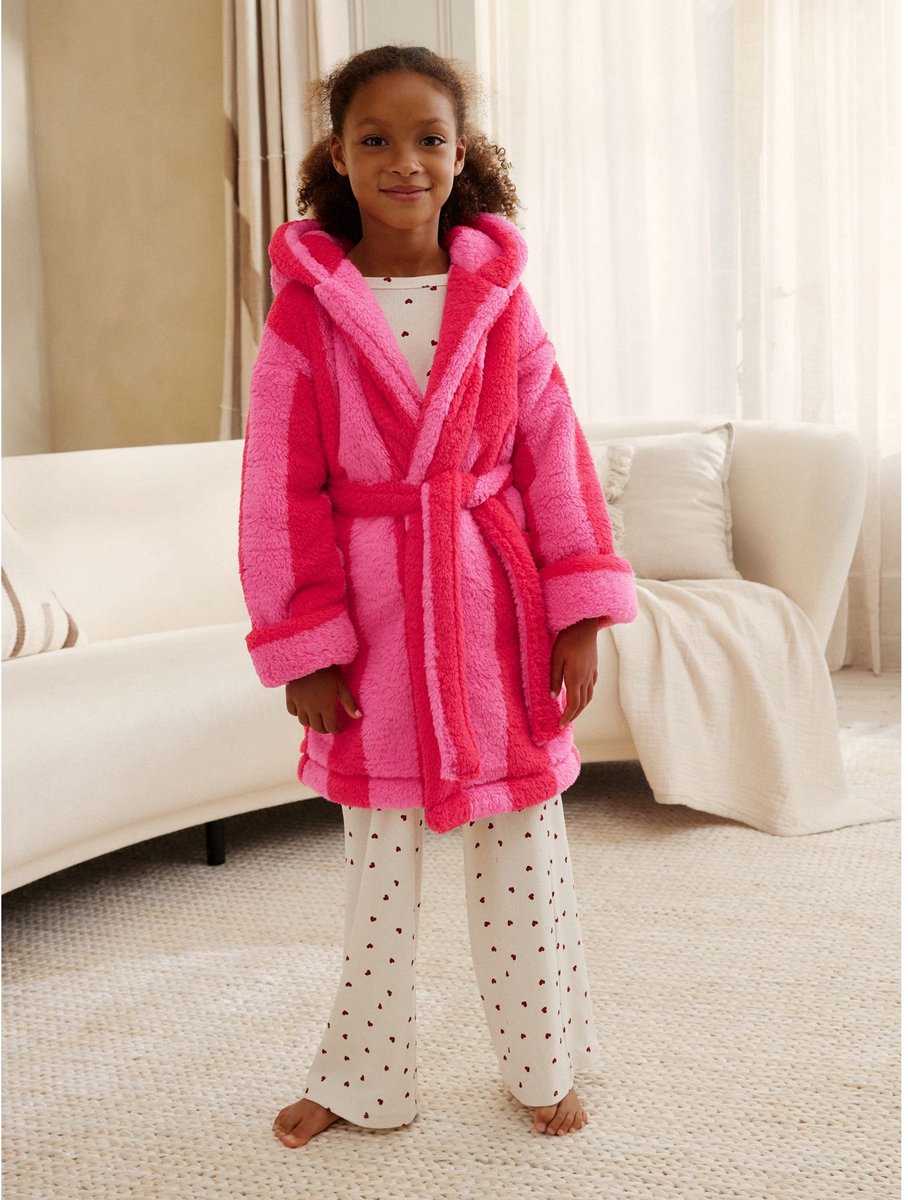 Ochtendjas van teddy fleece