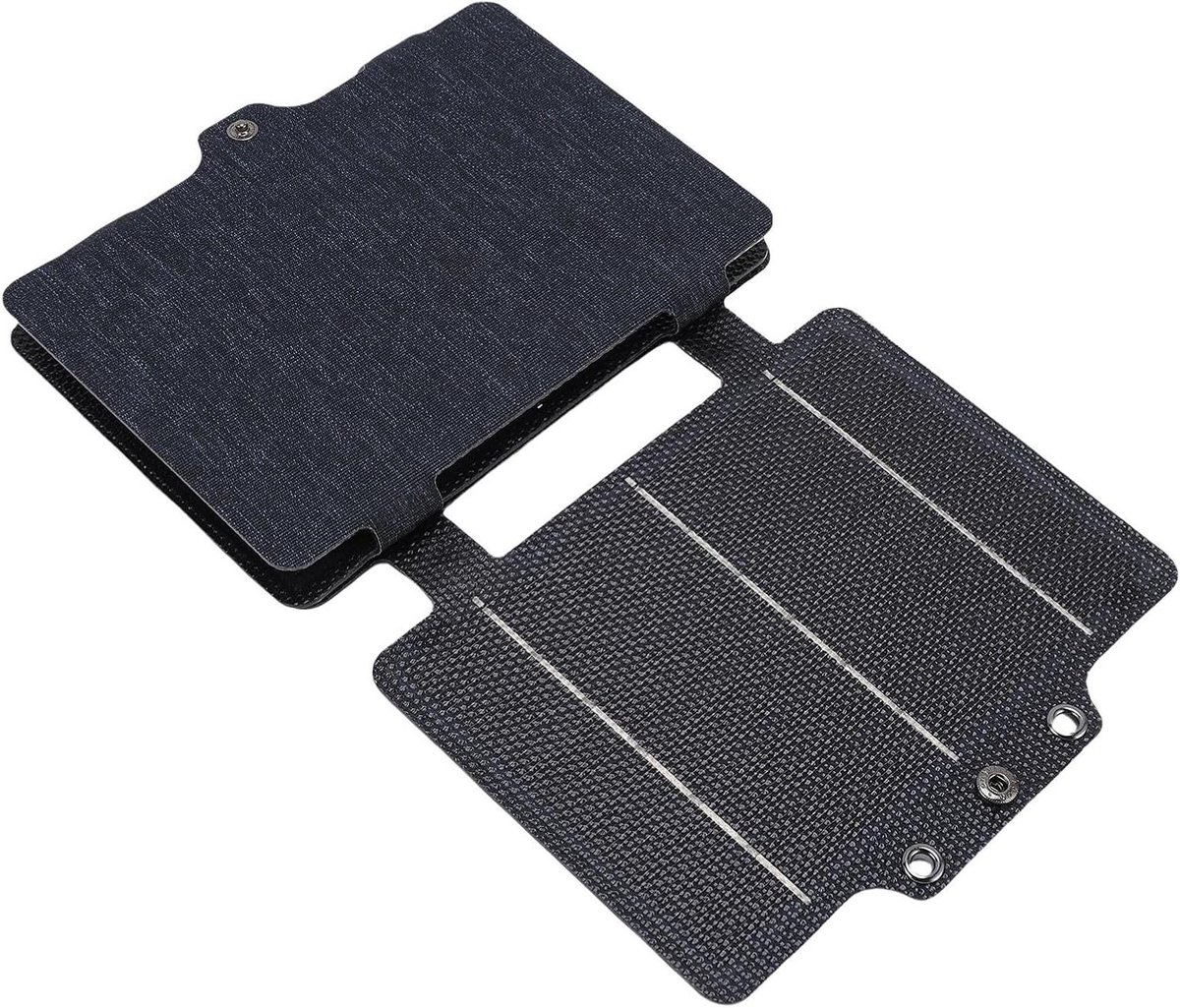 Draagbare Zonnepaneel Lader - Outdoor Energiebron - Kamperen en Reizen - 20W Snelladen - 20.98 x 14.99 x 3 cm
