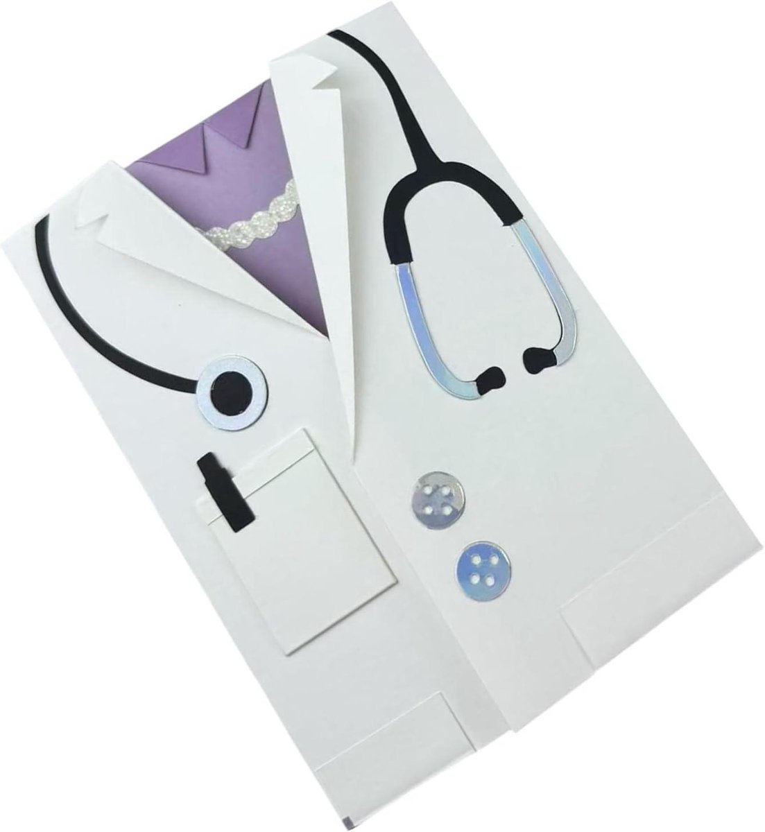 Motivatiekaarten Set - Wenskaarten met envelop - Waardering Tonen - Handgemaakte Linnen Omslag - 18 x 13 cm - Wit