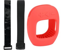 Siliconen beschermhoes voor JBL Clip4/Clip5 draagbare Bluetooth-luidspreker, beschermende draagtas voor JBL Clip4/Clip5 draagbare Bluetooth-luidsprekeraccessoires, met versterkte bandjes (rood