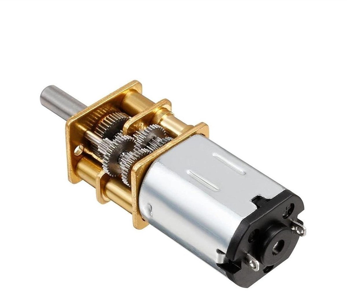 Micro DC Motor - Mini Transmissie - Hobby Projecten - Variabele Snelheid - 12mm Diameter - Metaal