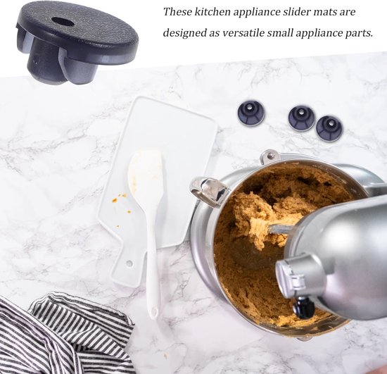 Mixervoetjes Set - Reserveonderdelen Mixer - Keukenapparatuur Stabiliseren - Geluidsreducerend Ontwerp - 5 Stuks - Donkerblauw — afbeelding 5