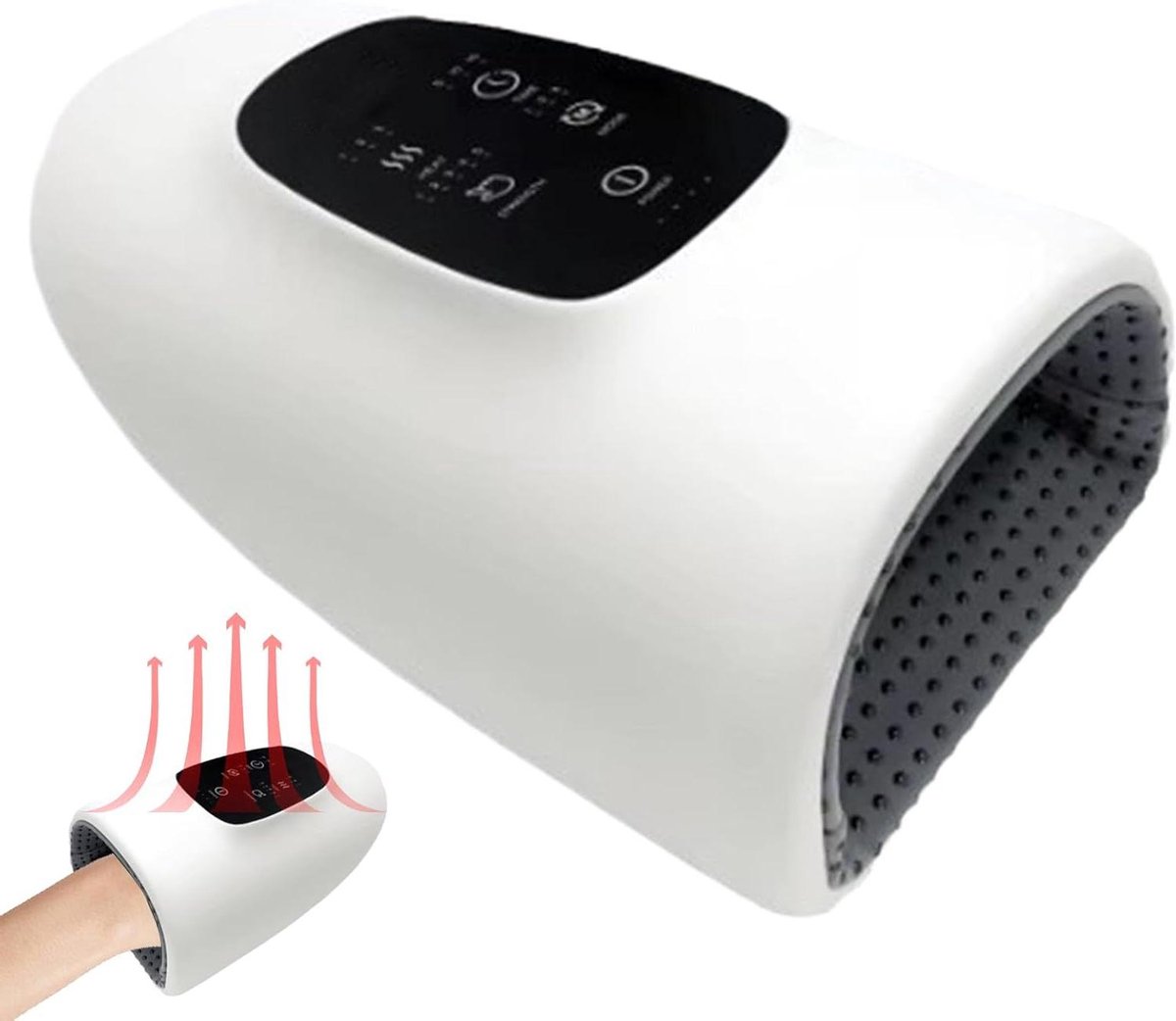 Draadloos handpalmapparaat - gewrichtsverzachter, circulatieboost | Verwarmde ergonomische massage-unit, compact wellness-instrument, vingerverjongingsondersteuning voor typisten, artiesten, pijnverli