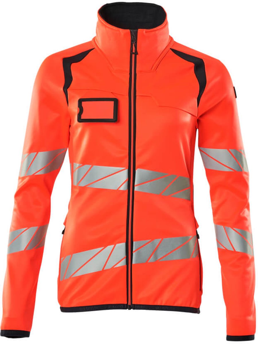 Mascot Accelerate Safe Fleecetrui met rits 19153-315 - hi-vis rood/donkermarine - L