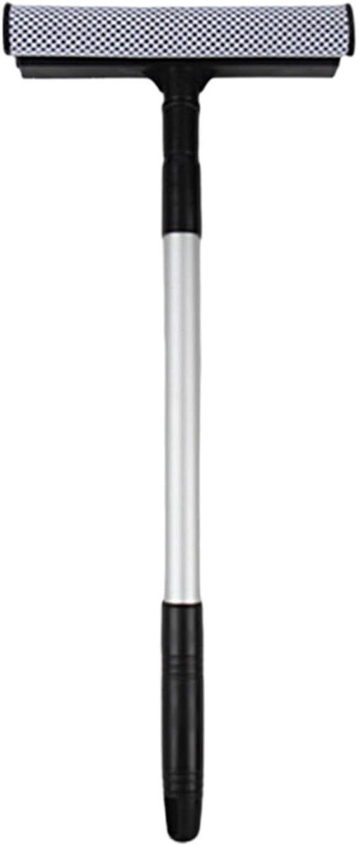 Raamwisser Telescopisch - Glasreiniger Set - Effectieve Reiniging - 2-in-1 Microvezel - Verstelbaar - Blauw