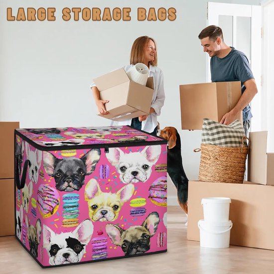 Grote Opbergzakken - Opbergdozen Rits - Spullen Organiseren - Opvouwbaar Lichtgewicht - 61 x 605 cm - Multicolor — afbeelding 3