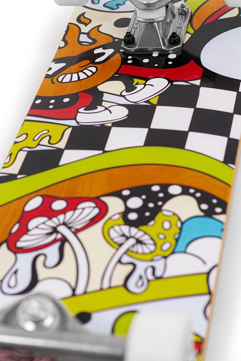 Enuff Meltworld Mini Compleet Skateboard Confused 7.25” Veelkleurig