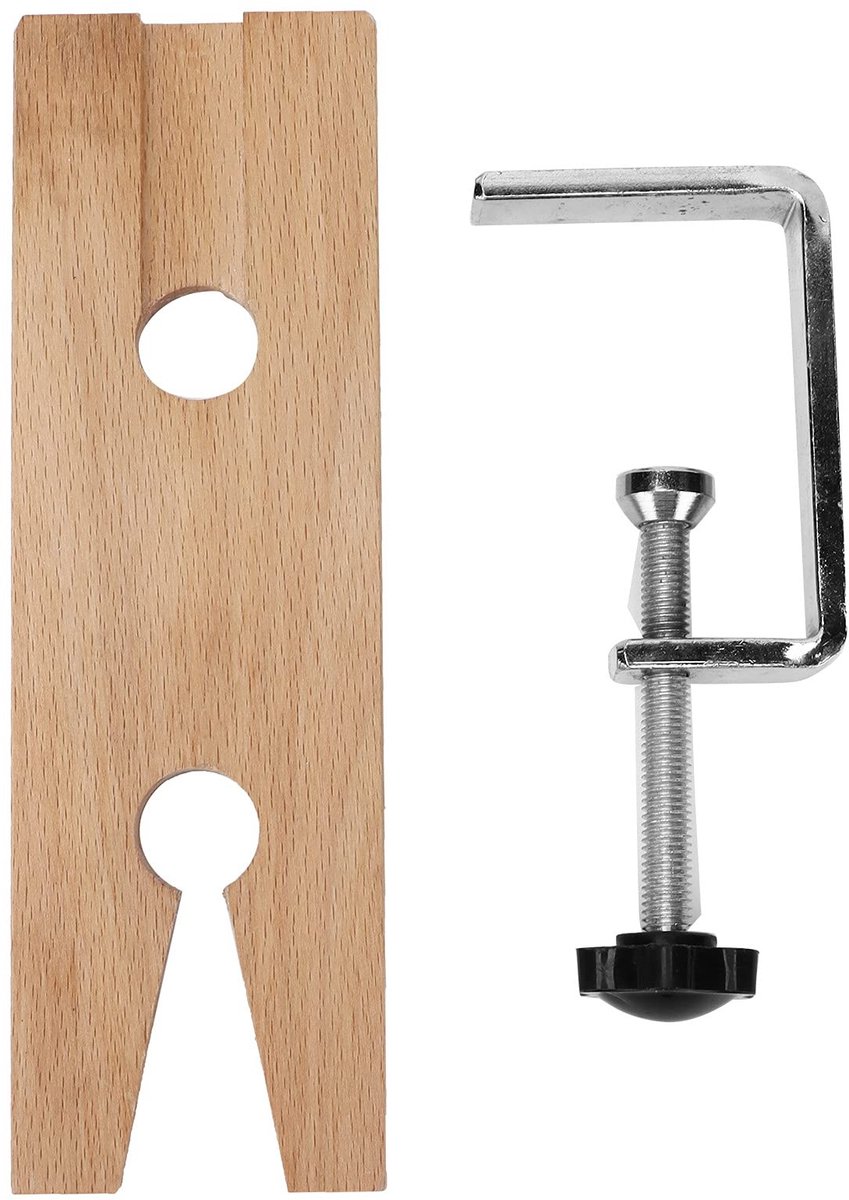 Dailygoods- Bankspeldklem Draagbaar - Professioneel Gereedschap - Juweliers Klem - Reparatiehouder - Mobiele Ambachtsman - Lichtgewicht Constructie - Sieradenbank