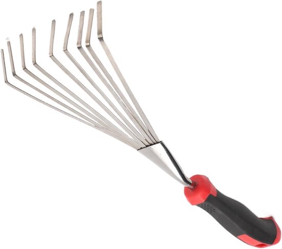 Handhark Kleine Cultivator - Tuinhark Wieden - Grond Losmaken - Ergonomische Gebogen Handgreep - 12.8cm Breed - Enkel Attribuut — afbeelding 5