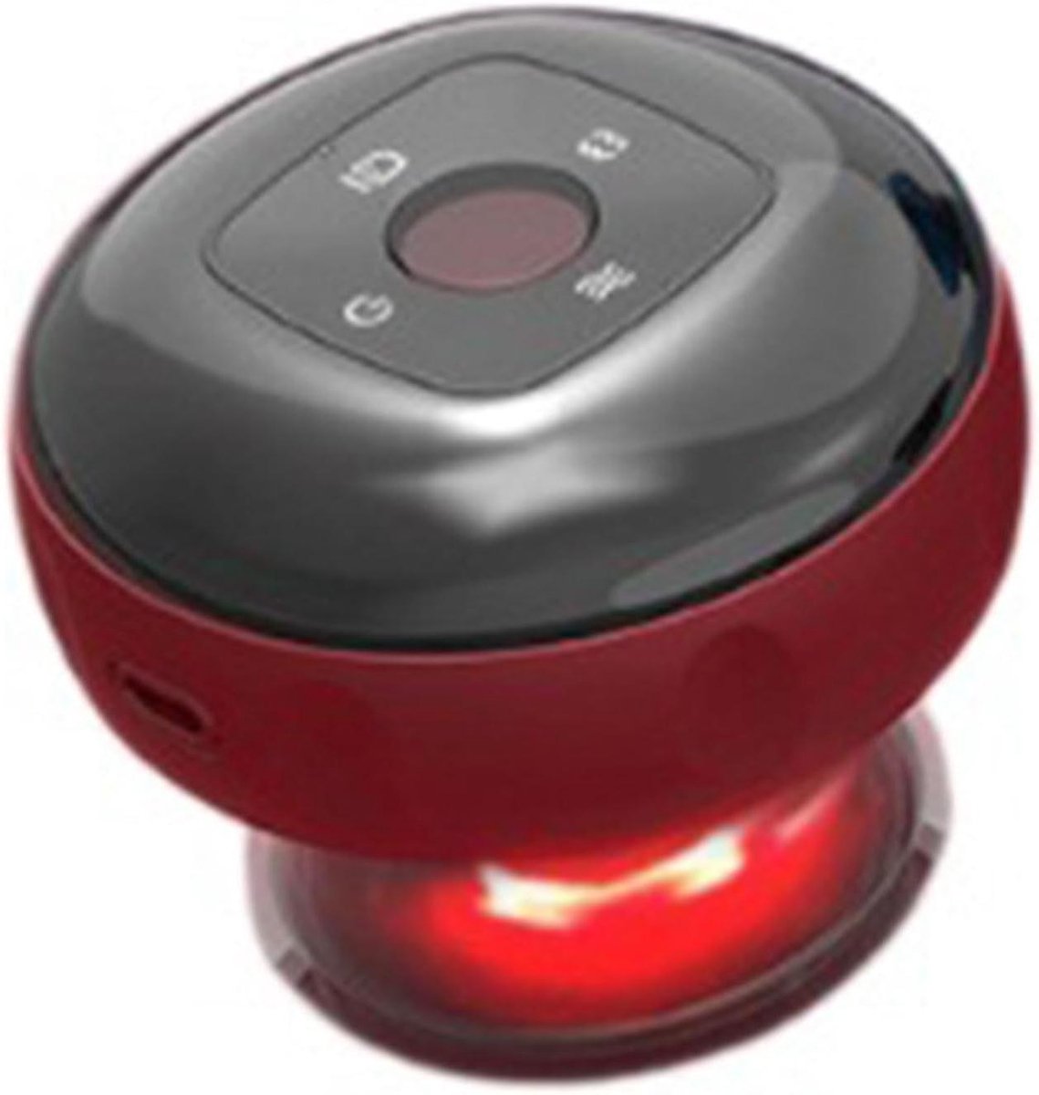 Elektrisch cuppingapparaat - Vacuümmassage apparaat - Spierontspanning bevorderen - 6 warmtestanden - 18 cm - Wit