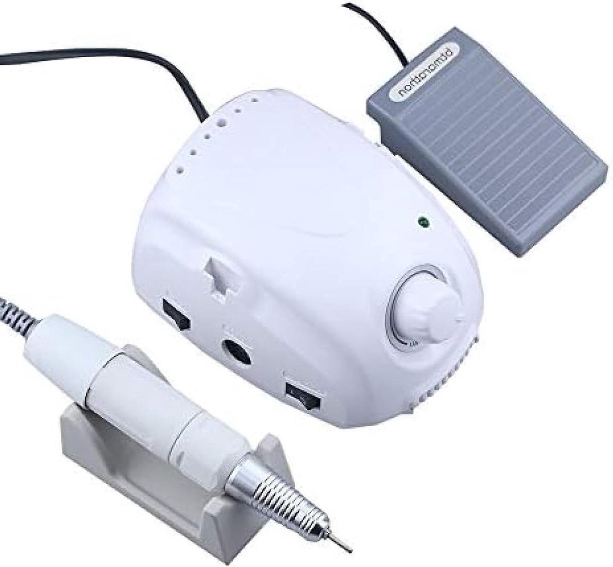 Elektrische nagelboor - Nagelfrees polijstmachine - Manicure pedicure - 35000 toeren - Compact formaat - Wit