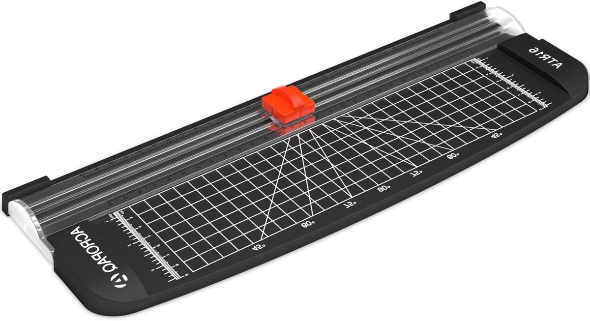 Papiertrimmer - Papier Snijder - Nauwkeurig Snijden - Stevige Constructie - A4 formaat - Zwart