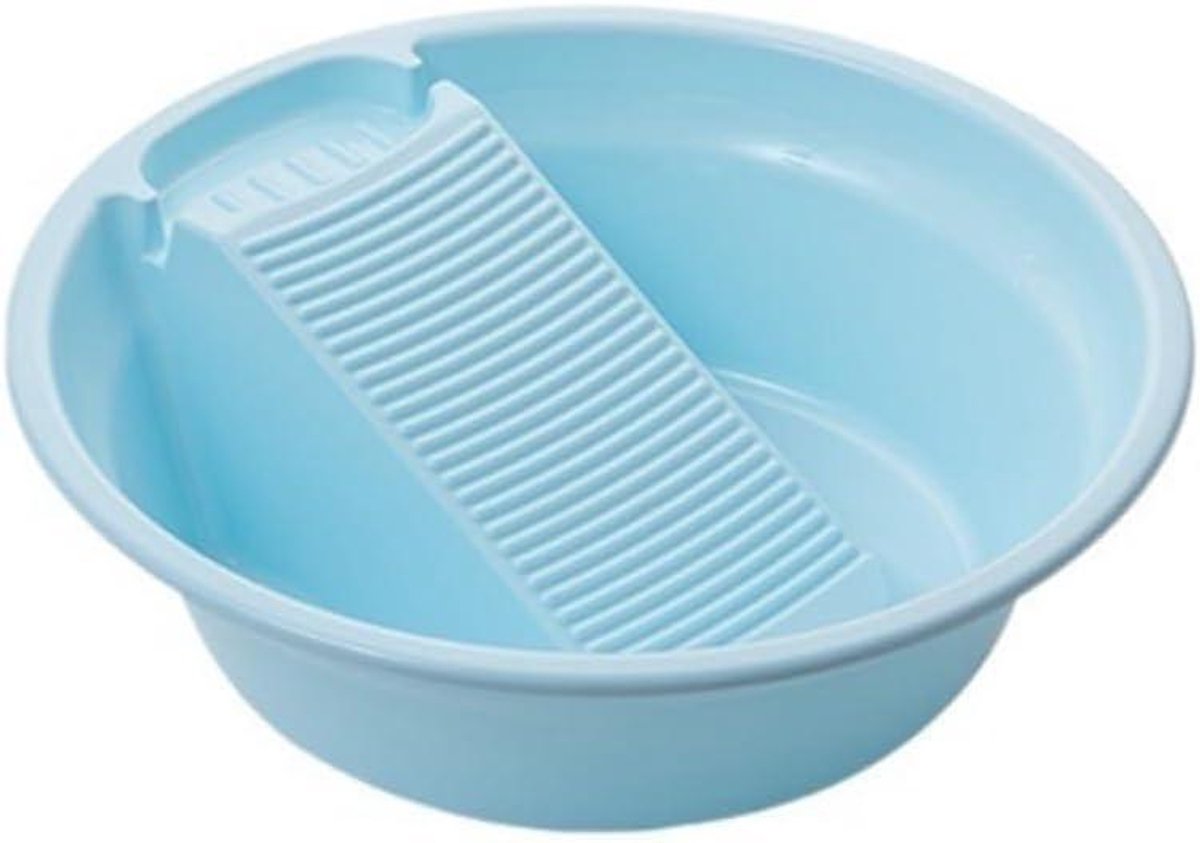 Wasbord met tobbe Handwas set Efficiënt wassen Geïntegreerd ontwerp Compact Blauw