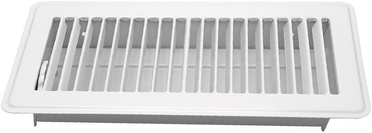 Vloerventilatieafdekking - Luchtrooster Vloer - Luchtstroom Behouden - Op zwaar werk berekende staalconstructie - 4 x 10 inch - Bruin