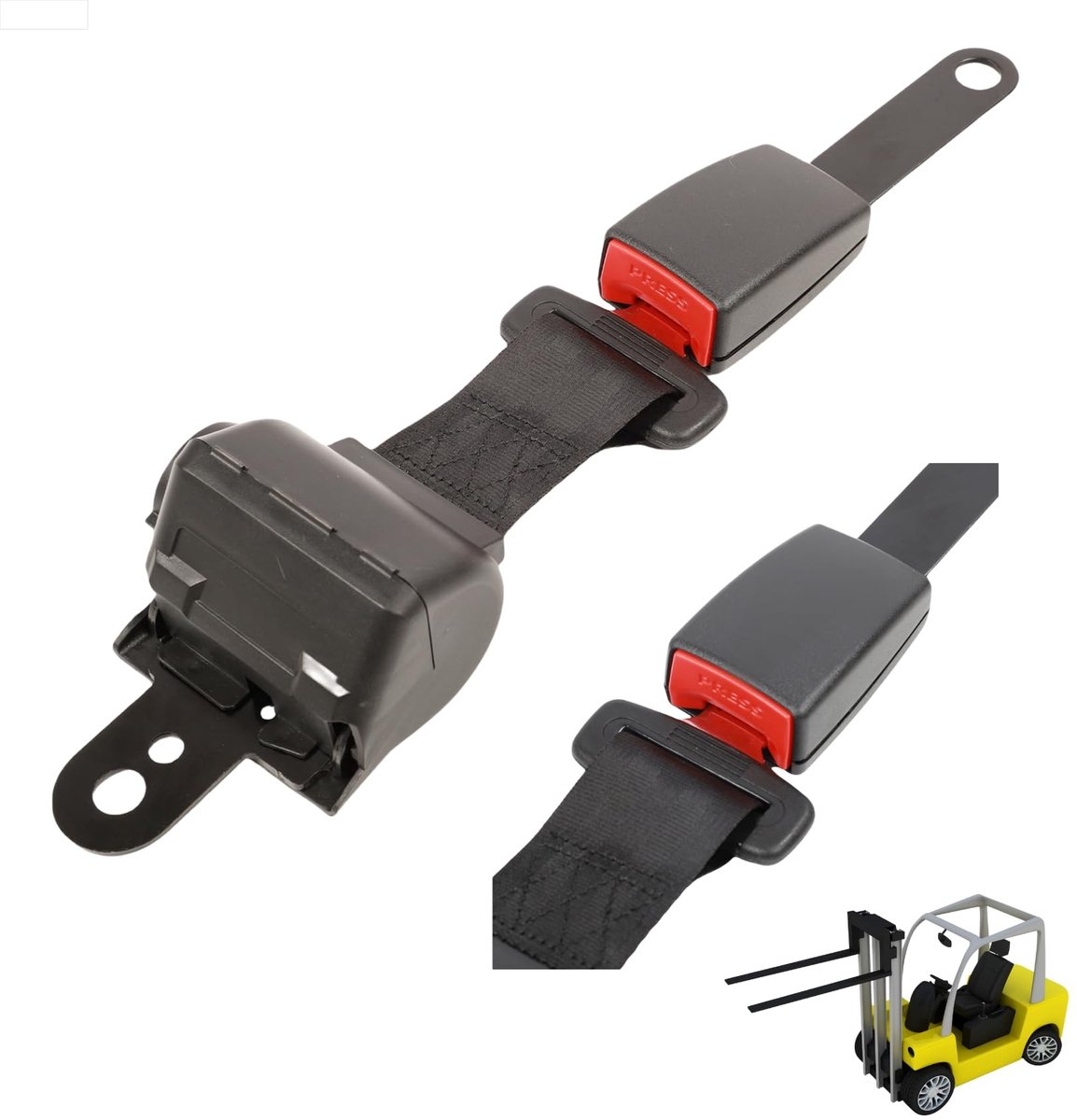 Dailygoods- Veiligheidsriem 41 inch Verstelbaar - Veiligheidsriem Hond Auto - Veiligheidsriem Verlenging Auto - Universele Stoel Accessoire - Verbeterde Operationele Veiligheid - Zitriem
