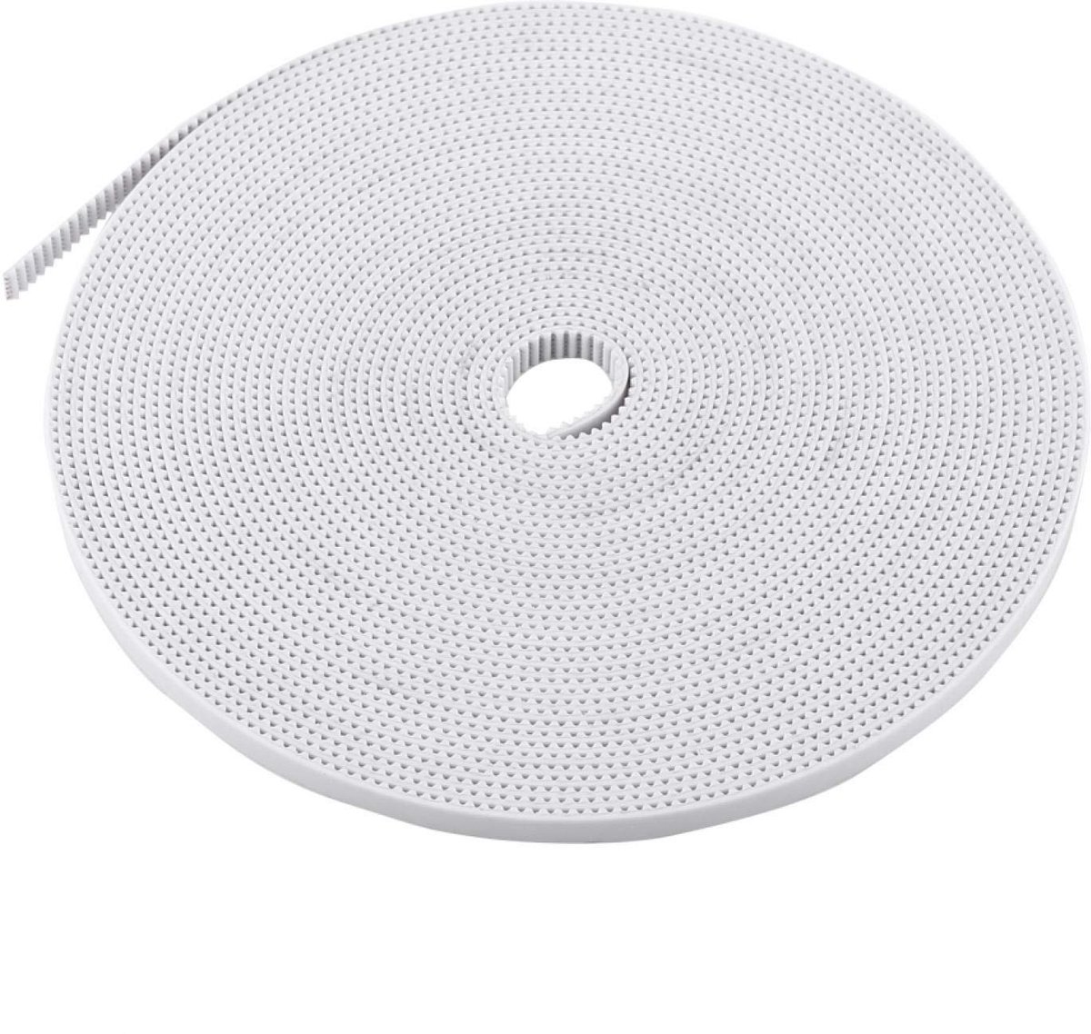 Dailygoods- Distributieriem 2GT-6 - 10 m / 393,7" Lengte - PU/staal Materiaal - Slijtvast - Flexibel - Voor 3D-printer - Tandriem