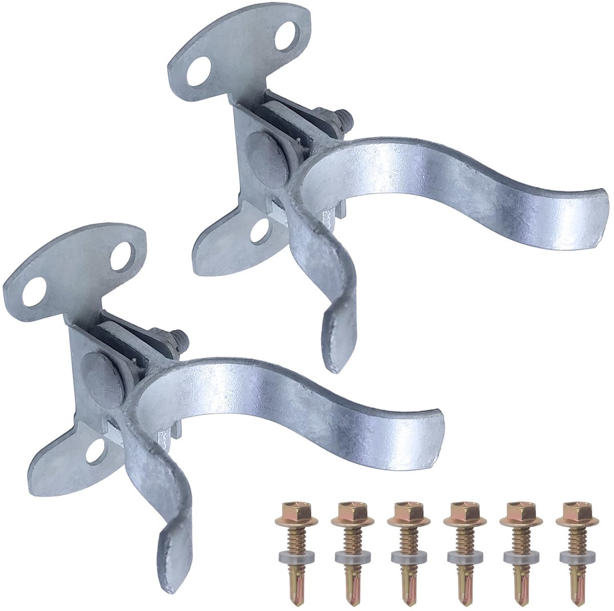 Dailygoods- Poortslot Gegalvaniseerd Staal - Wandmontage - Hangend Slotgat - Deurvorkvergrendeling - Schroeven - Corrosieweerstand - Deurslot