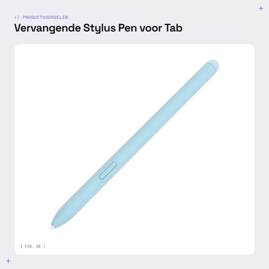 Dailygoods- Stylus Pen Vervanging - Geschikt voor Tablet S6 Lite 10.4in - Natuurlijke Greep - Drukgevoeligheid - Duurzaam Plastic - Voor S Pen Naald - Tekenpen — afbeelding 5