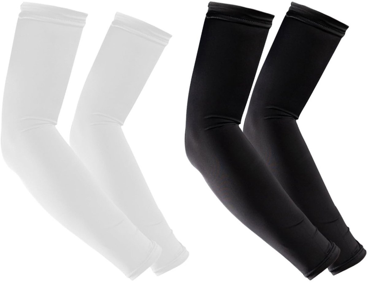 Dailygoods- Armcompressiemouwen UV-bescherming - Dames Mouwen - Outdoor Zonwering - Zweetafvoerend - Ergonomisch Ontwerp - Geschikt voor Fietsen/Basketbal - Armmouwen