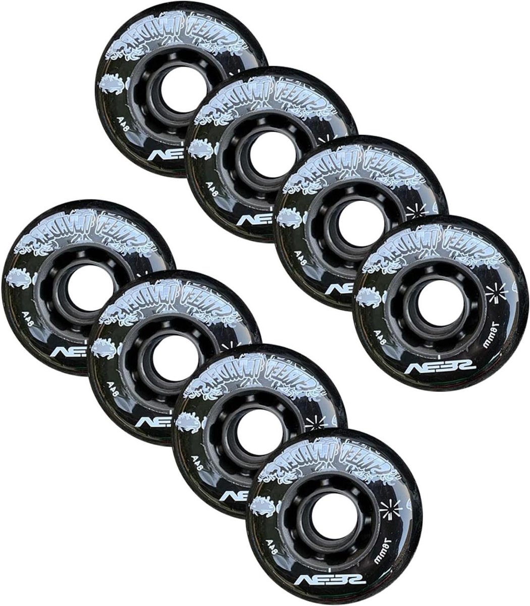 Stepwielen Set - Vervangende Wielen - Skaters Buiten - Duurzaam PU Materiaal - 4 Stuks - Blauw