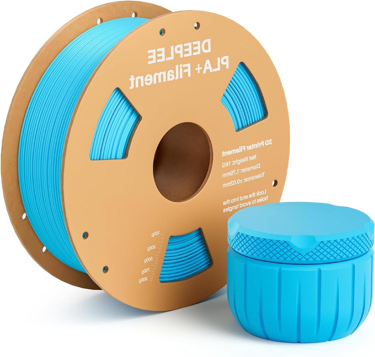 PLA+ Filament - 3D Printer Materiaal - Model Creëren - Hoge Taaiheid Sterkte - 175 mm 1 kg - Hemelsblauw