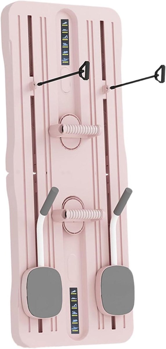 Pilates Reformer Board - Pilates Oefenbord - Core Training - Opvouwbaar Lichtgewicht Ontwerp - 105 x 40 cm - Roze