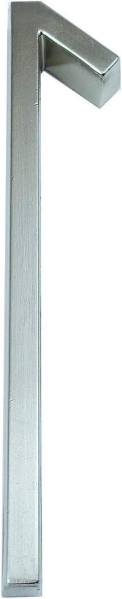 Huisnummer - Adresbord Deurnummer - Huis Markeren - Drijvend Design - 125 mm - Zilverkleurig