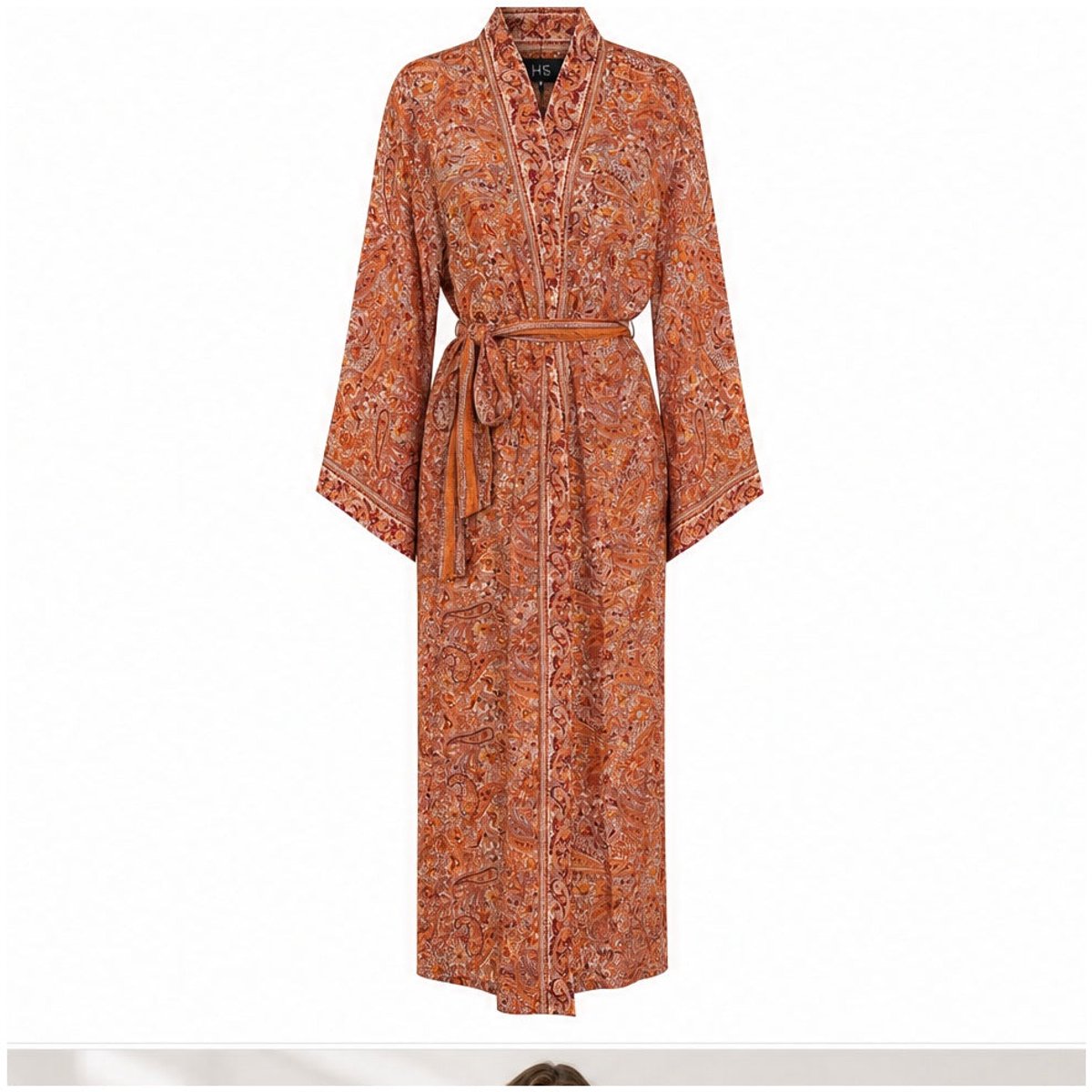 HS Kimono Lang - Meerdere Prints - Oranje