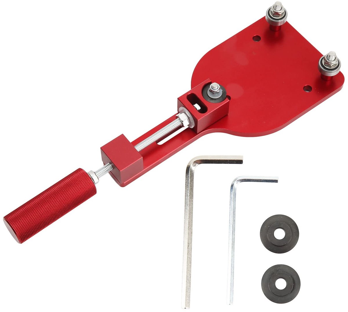 Dailygoods- Oliefiltersnijder Efficiënt - Zinklegering - Roestvrij Staal - Snijbereik 2‑3/8 tot 5 inch - Hoogwaardige Gereedschap - Eenvoudig te Bedienen - Oliefiltersnijgereedschap
