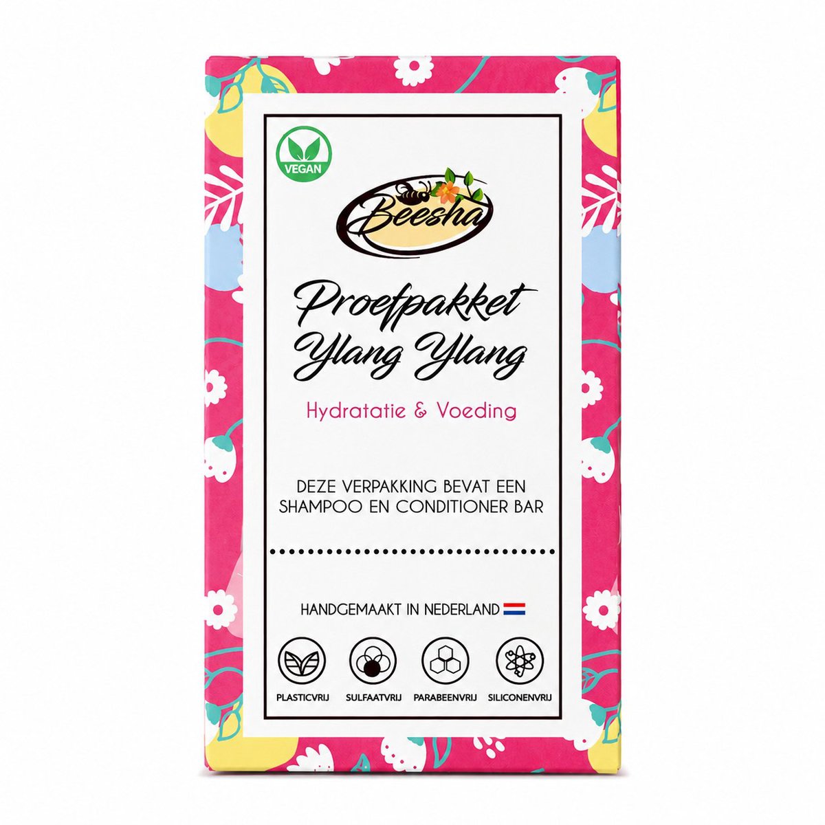 Beesha - Proefpakket Ylang Ylang Duo - Vegan - Sulfaatvrij - Parabeenvrij - CG Proof
