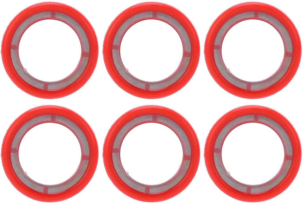 Dailygoods- Ventilatieschroeven 6 Stuks - Rubber Bekleed - Roestvrij Staal - Vervanging voor Mariner Outboard - Olie - Duurzaam Materiaal - Schroeven