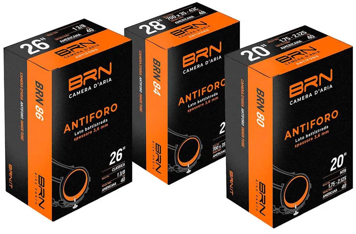 Brn Anti Hole Schrader 40 Mm Binnenband Transparant 20´´ / 1.75-2.125