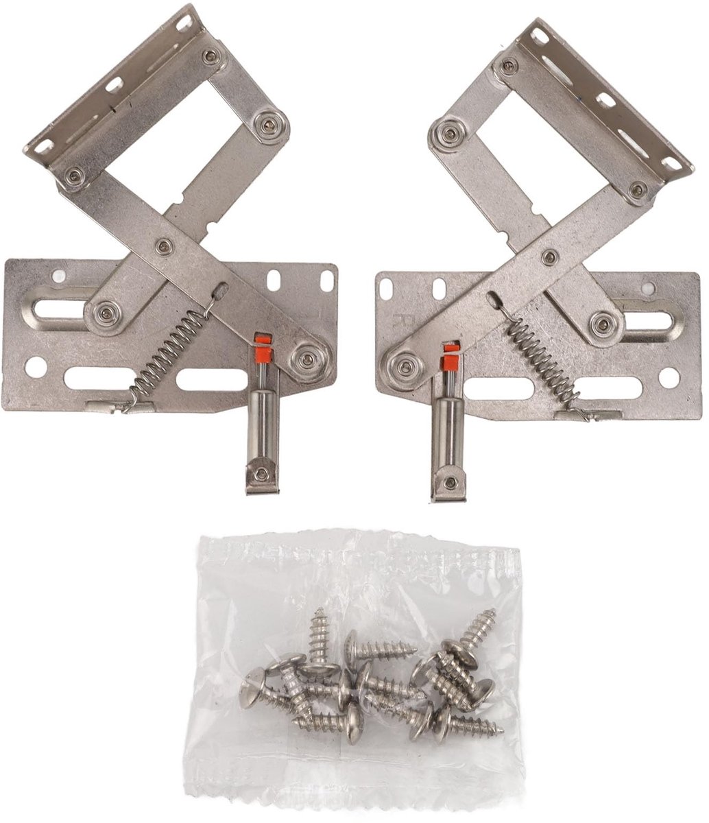 Dailygoods- Schaar Scharnier 45 Graden - Koudgewalst Staal - Duurzaam - Meubel Hardware - Platte Afwerking - Betrouwbare Ondersteuning - Kastscharnier