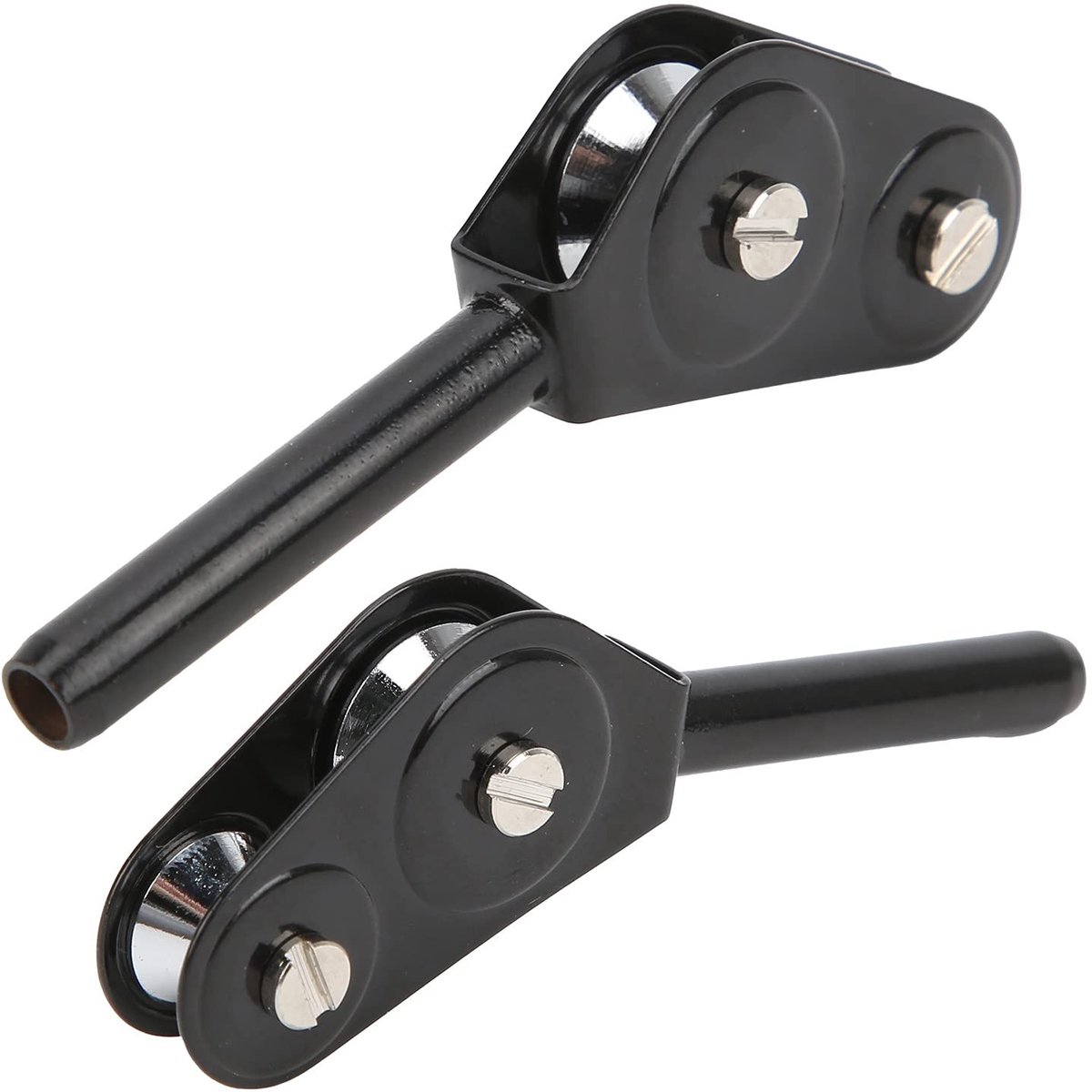 Dubbele Katrolblok voor Vissen, Roestvrij en Duurzaam, Verwijderbare Marine Accessoires voor Alle Hengels (4mm)