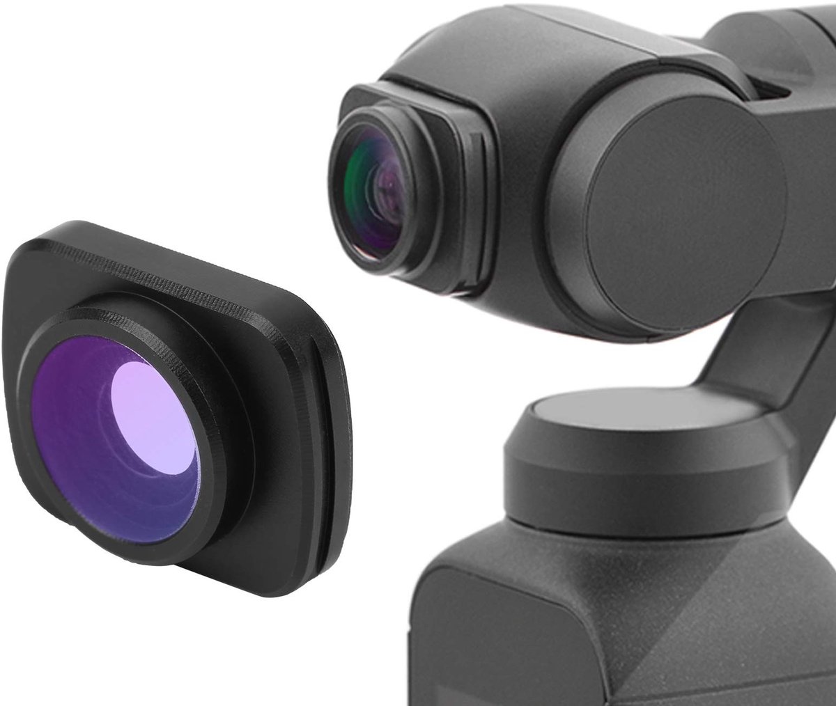 Dailygoods- Groothoeklens Optische Glas - Magnetische Lens - Handheld Gimbal - Breder Gezichtsveld - Antireflectiecoating - Stabiele Opnamen - Camera Lens
