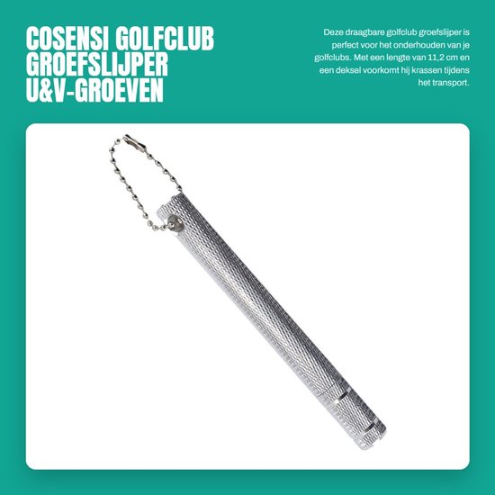 ZEYNOMAX- Groefslijper Draagbaar Ontwerp - Golfclub Slijper - Roestvrij Staal - Lichtgewicht - Corrosiebestendig - Effectieve Groeven Scherpte van Zeynomax — afbeelding 4