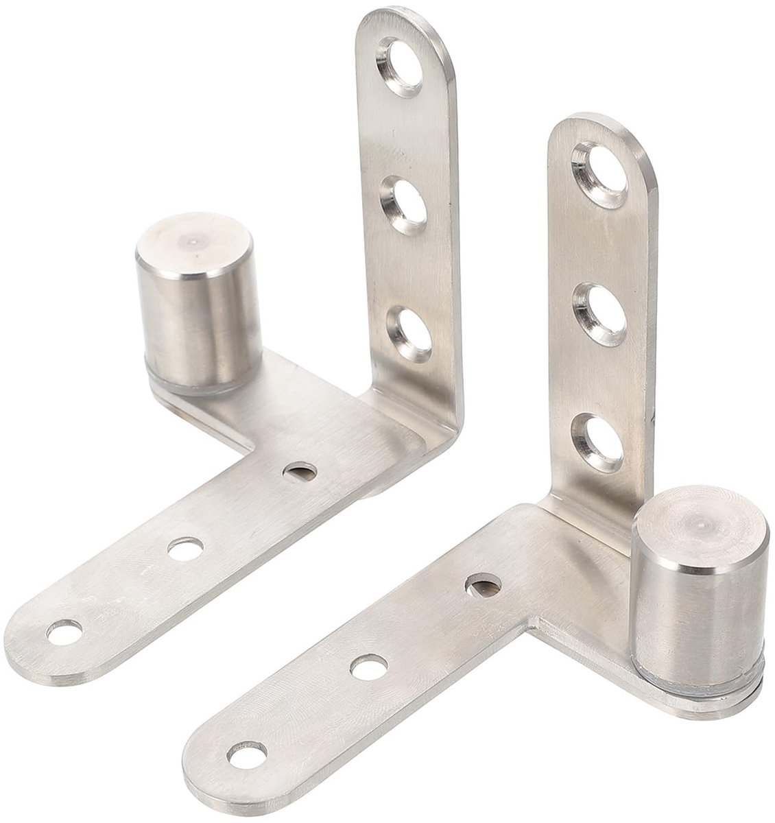 Dailygoods- Deurscharnieren Zware Duurzame Roestvrij Stalen Hengen - 2 Stuks - Voor Swingdeuren - Verstelbaar - Eenvoudige Installatie - Flexibele Rotatie - Deurscharnier
