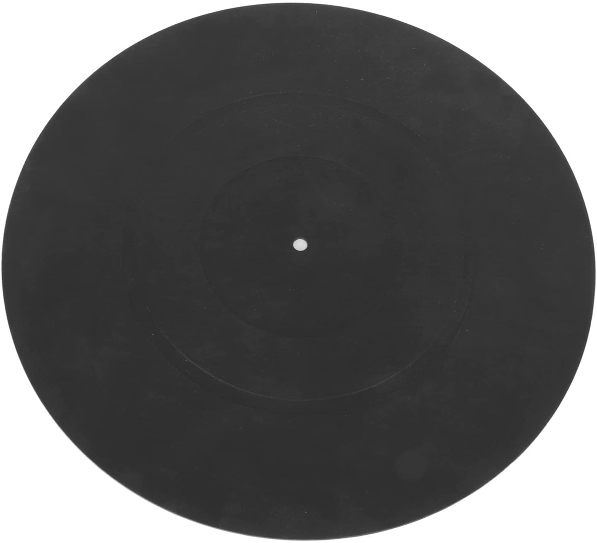 Dailygoods- Draaitafelmat 12 Inch - Antistatische Slipmat - Rubber - Vermindert Trillingen - Verbetert Geluidskwaliteit - Krasbestendig - Platenspelermat