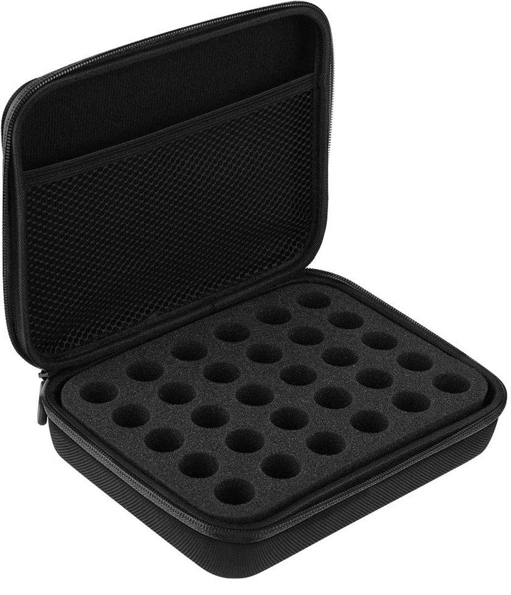 Dailygoods- Oliehouder Schokbestendig - Etherische Olie Organisator - Draagtas - EVA-leer - Veiligheid - Duurzaam - Olieopslag